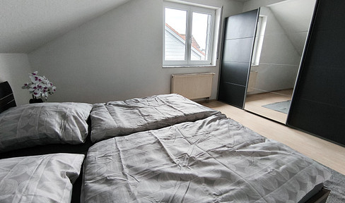 Möblierte Wohnung auf Zeit in Lorsch, flexibel ab 1 Monat, inkl. Extra-Zimmer