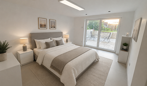 Modern, high-quality apartment with a beautiful terrace.