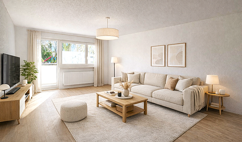 Erstbezug - kernsanierte 2-Zimmer Whg m. Loggia + Stellplatz in Götzenhain