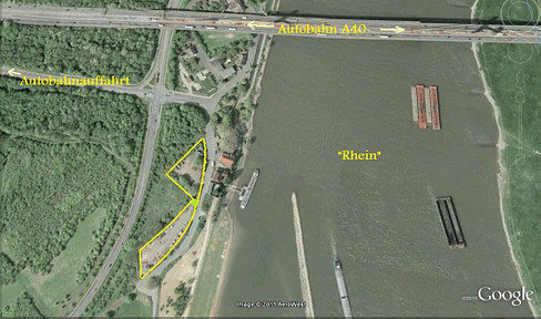 !!! NUR PRIVAT NUTZBAR !!! IM "AUSSENBEREICH" / DIREKT am RHEIN