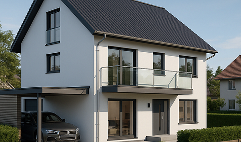 Attractive house concept in Egmating – 497 m² | Fully developable land | House concept optional.