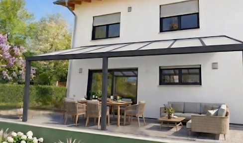 First occupancy: Modern semi-detached house, KfW 40 standard, located in 94327 Bogen.