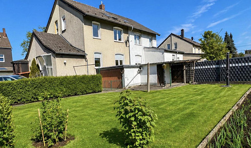 Move in immediately instead of renovating – a comprehensively renovated terraced house with a garden.