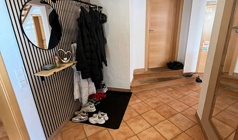 Spacious semi-detached house with a large garden and plenty of usable space.