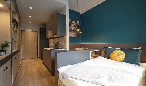 Fully furnished apartment in Bonn - furnished, all-inclusive, 2 minutes from the DLR & Telekom campus.