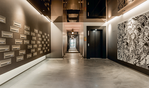 Modern, newly built 2-room apartment with balcony and underground parking in the PANDION THE HAUS, near KaDeWe.