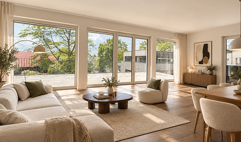 New penthouse apartment with a large rooftop terrace in Verl.