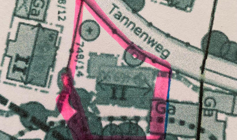 Building plot by the stream.