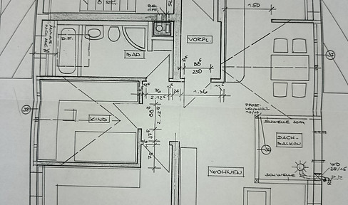 Stilvolle 3,5 Zimmer Dachgeschosswohnung mit besonderem Raumgefühl & Privatsphäre, Aufzug & EBK