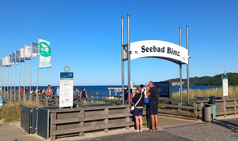 Land with two holiday apartments in Binz, free of encumbrances – Just 200 meters from the Baltic Sea.