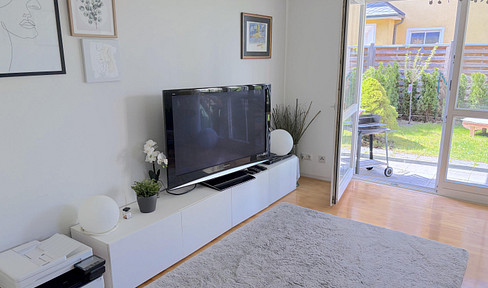Furnished 2-room apartment in a prime location in Pasing, with a large garden. Fixed-term lease for 1.5 years!