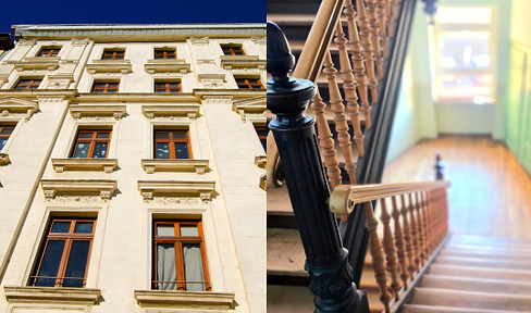 Bright, renovated apartment in the city center of Leipzig.