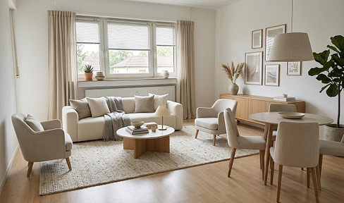 Provisionsfrei & frisch renoviert - 3Zi Wohnung mit Stellplatz & EBK