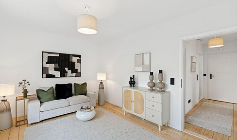 Modern 3-room apartment - no commission fees & available immediately.
