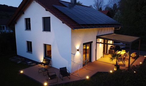 High-quality, energy-efficiently renovated single-family home with a garden and terrace, located in a central area of the Allgäu region.