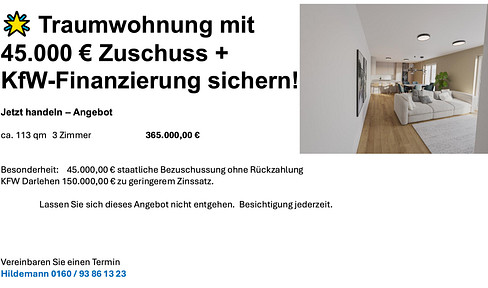 🌟 Secure your dream home with a €45,000 grant + KfW financing!