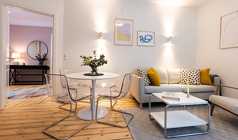 Stylish, furnished 3-room apartment in Hamburg-Barmbek-Nord (English-speaking landlords).
