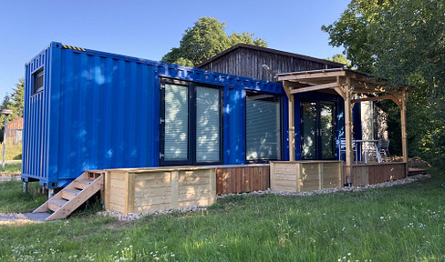 High-quality, move-in ready container tiny house, available on a leased property (suitable for primary residence).