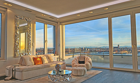 Einmalige CHANCE: Munich's Penthouse No.1 - Wohnen mit Münchens bekanntestem Panorama