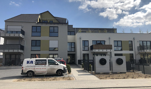 Brand new, accessible 2-room apartment with underground parking space in the popular Westend district of Alzey.