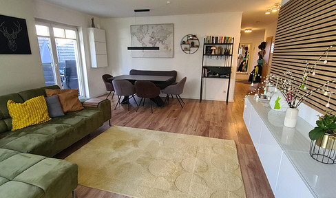Provisionsfrei: Exklusive Maisonette-Gartenwohnung im Franzosenviertel von Mühlheim am Main