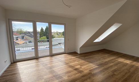 Dachgeschosswohnung mit Balkon u. Stellplatz in Köln-Lövenich /Erstbezug /Neubau /Wärmepumpe /Aufzug