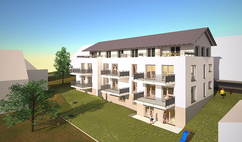 Penthouse apartment - Nagold-Hochdorf - high-quality - 4.5 rooms with fitted kitchen, cellar.