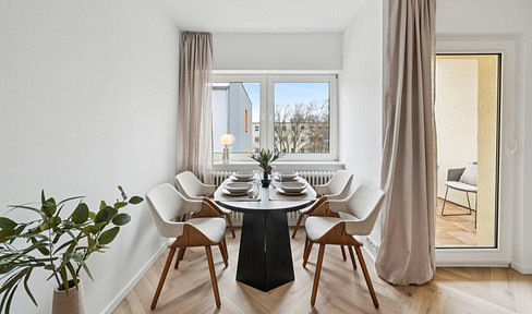 Renoviert und bezugsbereit 3-Zimmer-Wohnung mit Balkon am Heidbergsee