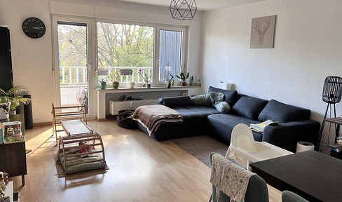 Beautiful, bright 79 m² apartment in a quiet residential area in Düsseldorf-Lörick.