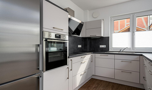 Dreamy attic apartment with a view of Mount Hercules.