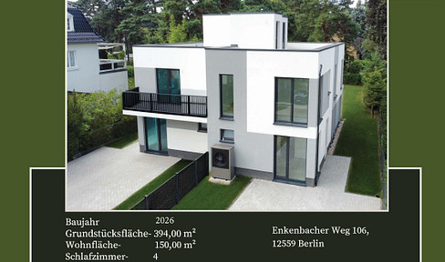 Doppelhaushälfte 150 m², 4 SZ, A+, Dachterrasse – provisionsfrei