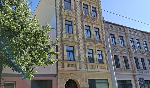 Saniertes denkmalgeschütztes Wohn- und Geschäftshaus im Paulusviertel von Halle (Saale)