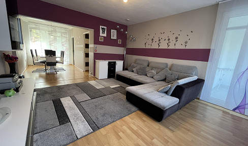 Vollmöblierte 4-Zimmer-Wohnung mit zwei Balkonen und Gäste WC