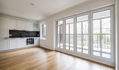 Wohnen in Blankenese: Elegante 2-Zimmer-Wohnung mit Balkon