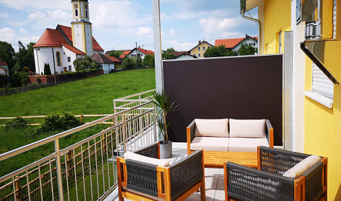 Wohnung mit großem Balkon und Loftcharakter