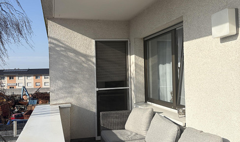 Beautiful, exceptionally well-designed 3.5-room apartment with a balcony, located in Wesseling.