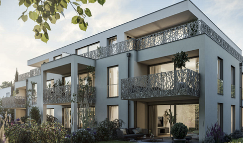 Erstbezug 2026: Helle 2-Zi.-Wohnung in ruhiger Villenlage – Balkon ins Grüne, hohe Decken, TG
