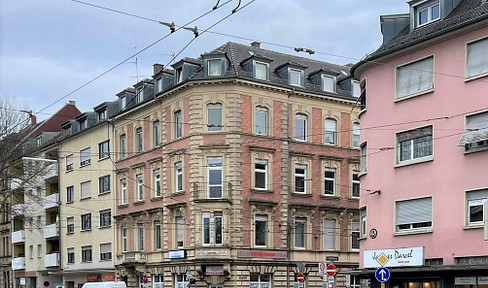 3-room apartment near Weststadt/city center.