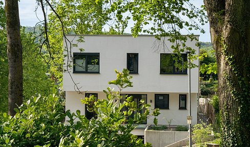 Architect-designed house on the edge of the forest - New construction, 2022, Energy-efficient (A-class), with solar panels and smart home technology.