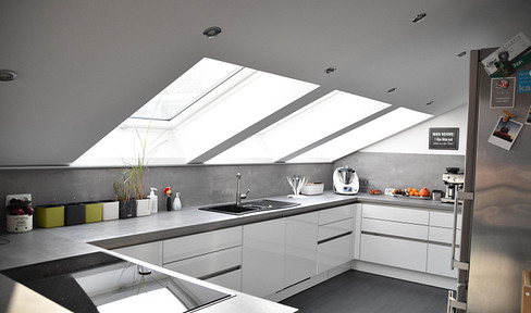 großzügige Penthouse-Wohnung, barrierefreier Zugang