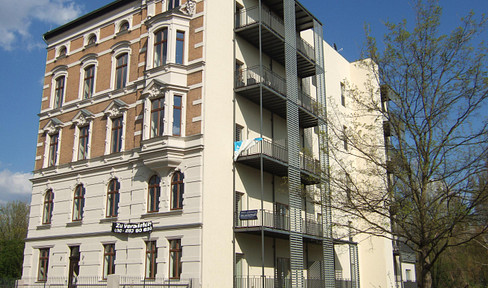 Studiowohnung auf der Elbinsel mit Balkon und Elbblick
