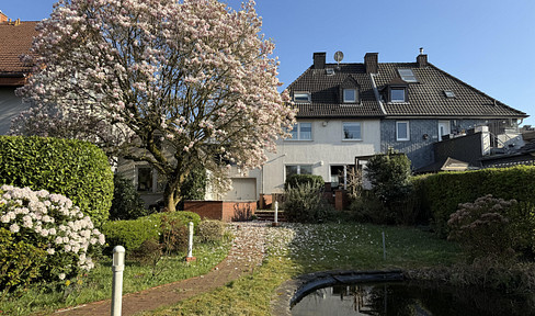 Vielseitige Doppelhaushälfte mit Einliegerwohnung, Ladenlokal & traumhaftem Garten