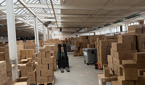 Affordable industrial hall in Viernheim – available with short notice and without commission fees.