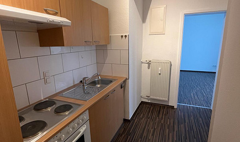 Two-room apartment for rent, located on the ground floor.