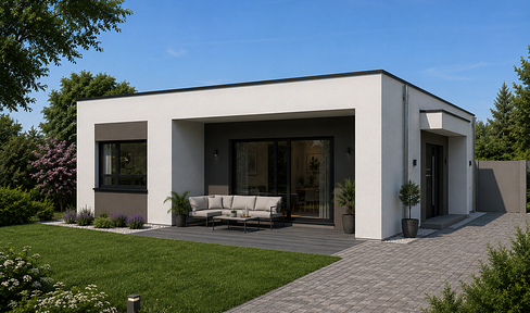 Hachborn – Modern bungalow, energy-efficient, and built with regional materials.