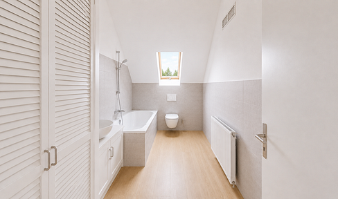 Freshly modernized 3-room penthouse apartment with a touch of old-world charm, located in the heart of Herne.