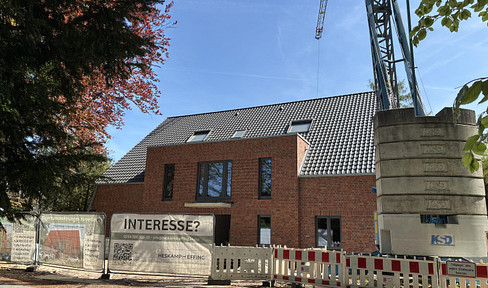 Accessible, newly built 4-room apartment with a garden in Münster-Gremmendorf.