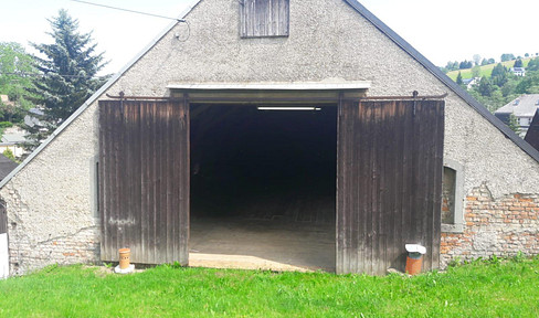 Warehouse/large shed, 200 square meters, for rent in Neuhausen/Erzgebirge.