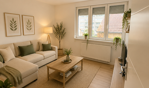 Erstbezug nach Kernsanierung – helle 3-Zimmer-Wohnung mit Balkon in der Weststadt