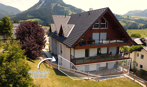 Luxus Wohnung direkt an der Skipiste, 3 Zimmer Apartment „Pegasus“ in der Downhill Lodge Tauplitz